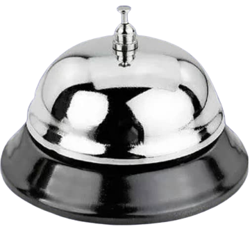 CAMPAINHA DE MESA 8,5X5CM CALL BELL
