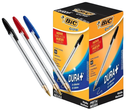 CANETA BIC PRETA UN